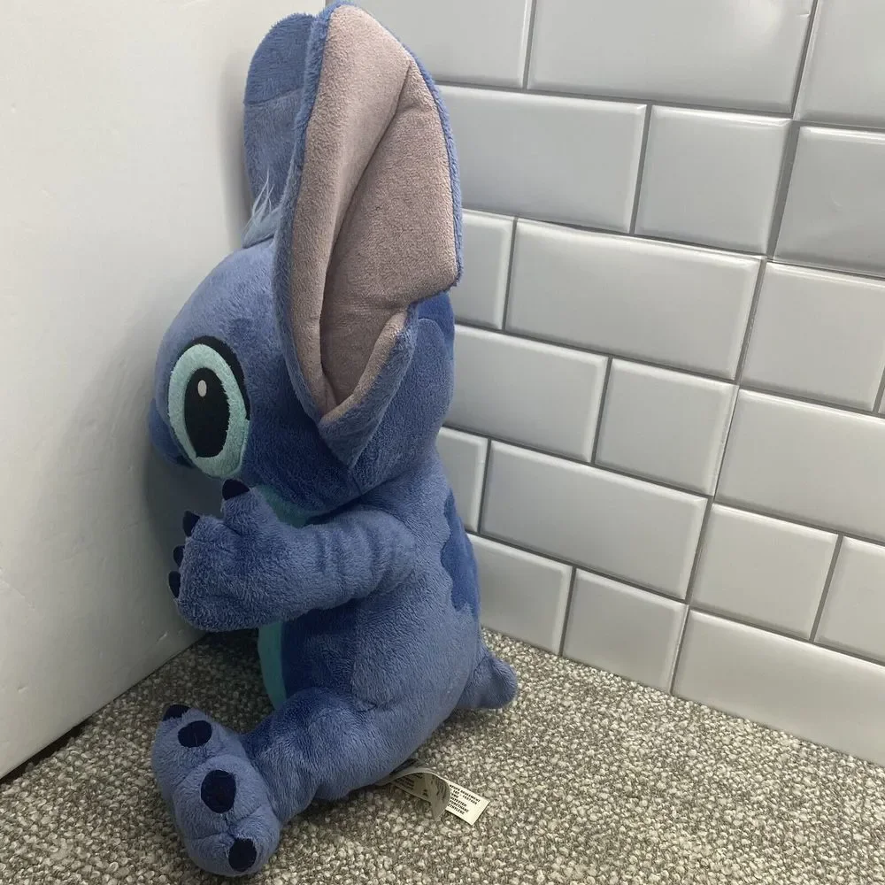 Lilo Stitch Disney Plush 14 Inch Soft‎ Big Ears Blue Cute Collectible